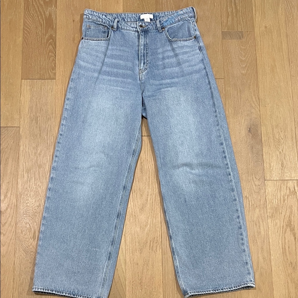 Light Blue High Rise Denim Jeans